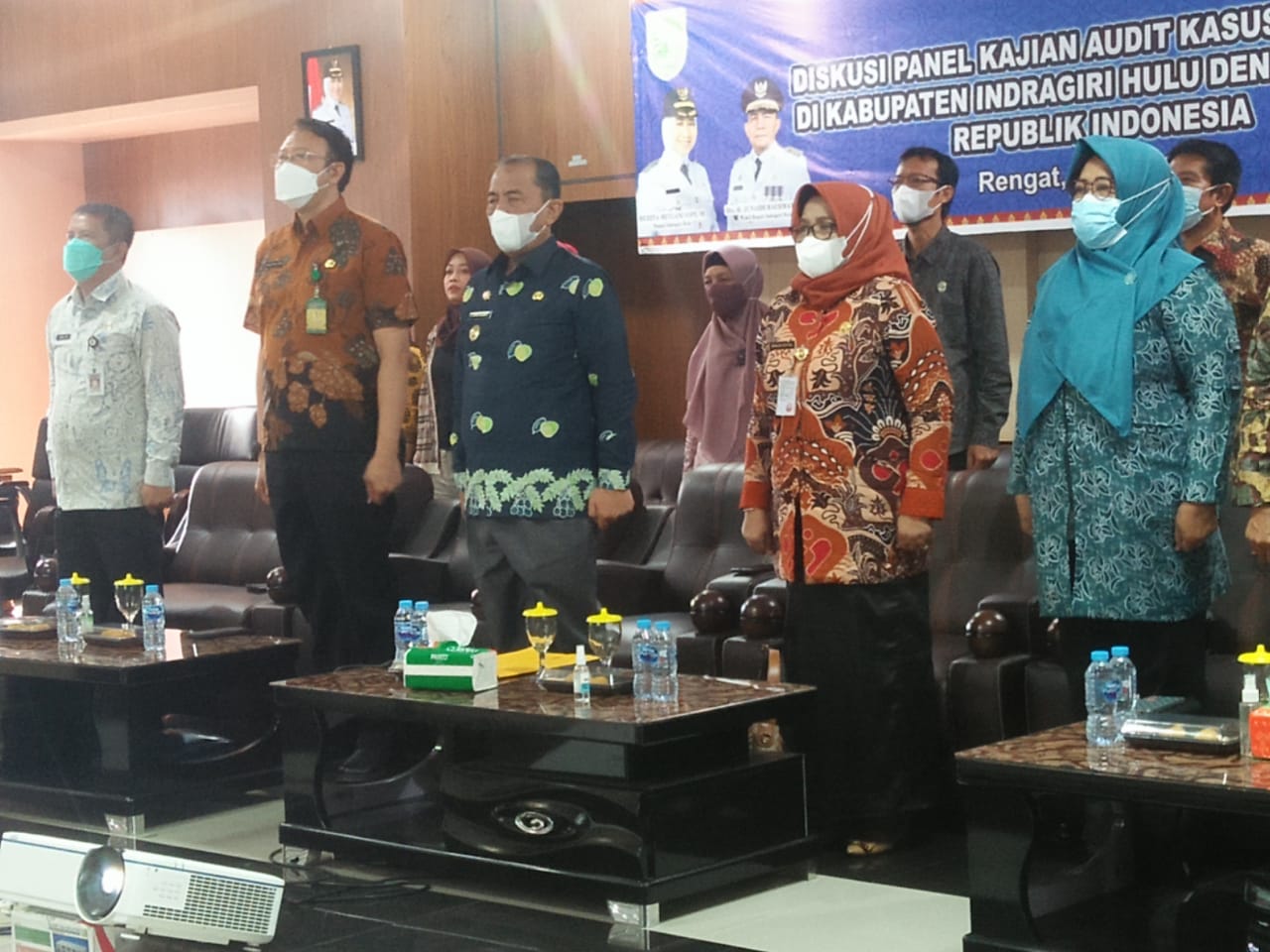 Pemkab Inhu Ikuti Diskusi Panel Kajian Audit Kasus Stunting dengan BKKBN RI secara Virtual