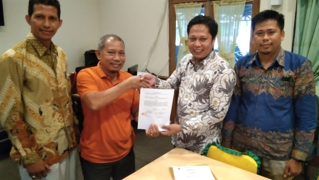 Wujudkan Tri Dharma Perguruan Tinggi, Program Studi Penjasrek FKIP Unisi MoU Dengan Pengcab PBVSI Inhil MoA