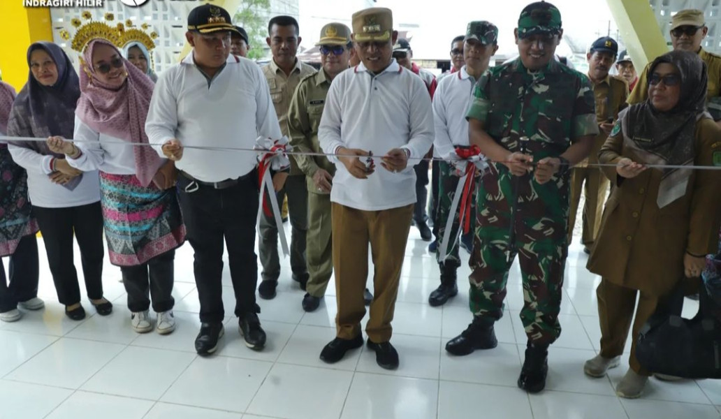 Kadiskes Inhil Hadiri Peresmian Gedung Baru Puskesmas Kecamatan Pelangiran