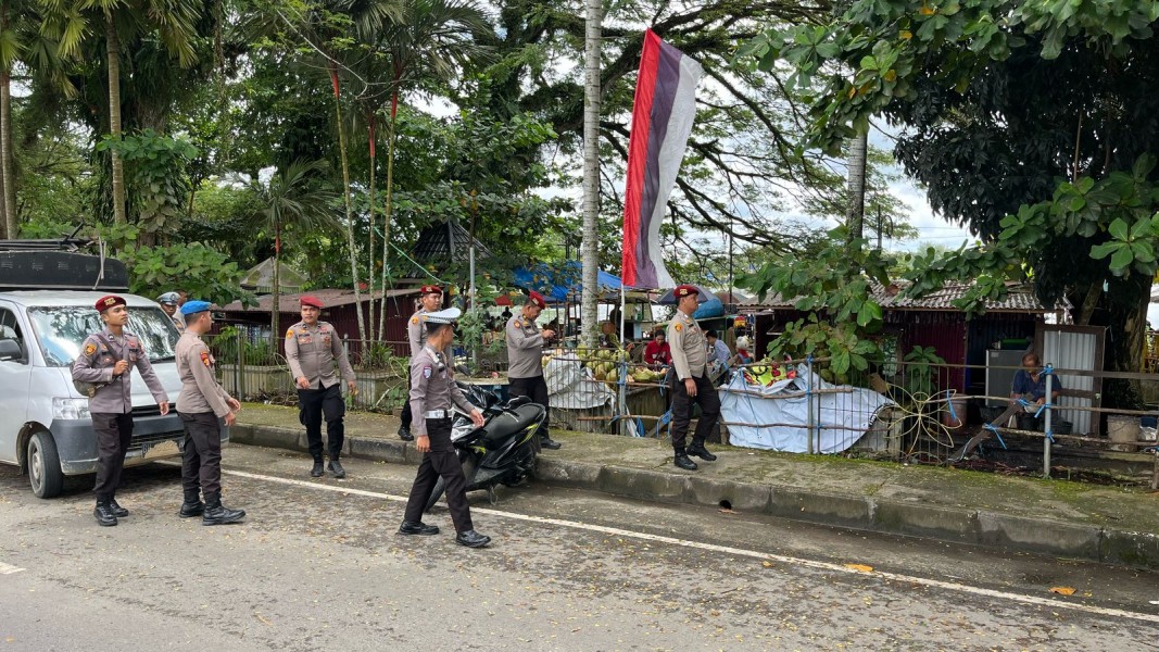 Libur Idul Fitri, Polres Inhu Siagakan Personel di Tempat Rekreasi dan Keramaian