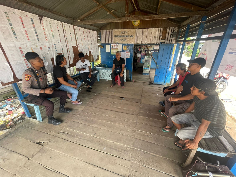 Polsek Kuindra Gencar Laksanakan Cooling System dan Himbauan Pemilu Damai