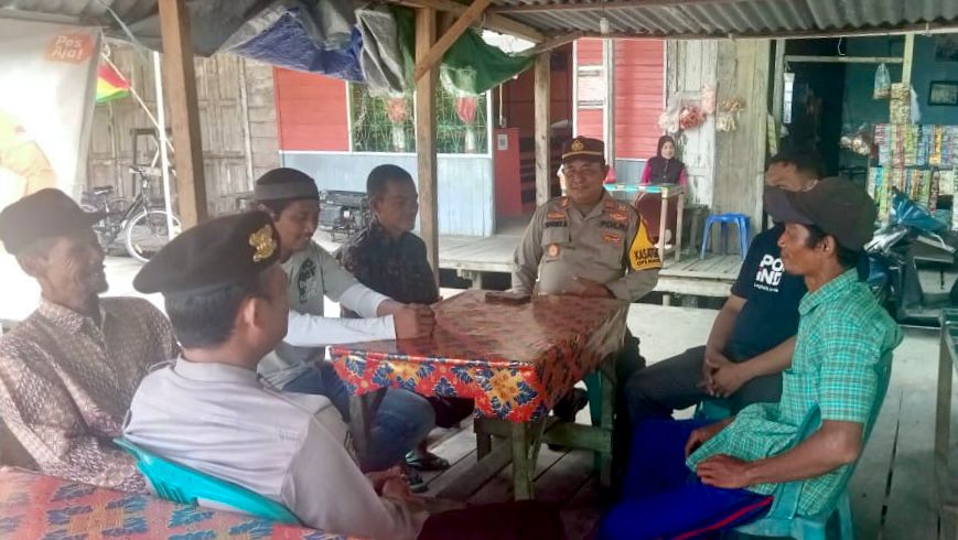 Cooling System, Kapolsek Kuindra Ajak Warga Sukseskan Pilkada 2024