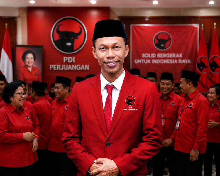 Dari Rakyat, Untuk Rakyat! Seruan Andi Darma Taufik yang Bangkitkan Semangat Kader PDIP Inhil