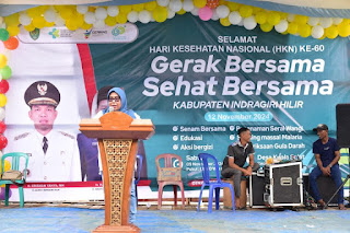 Desa Kuala Selat Jadi Pusat Peringatan Hari Kesehatan Nasional ke-60 di Inhil