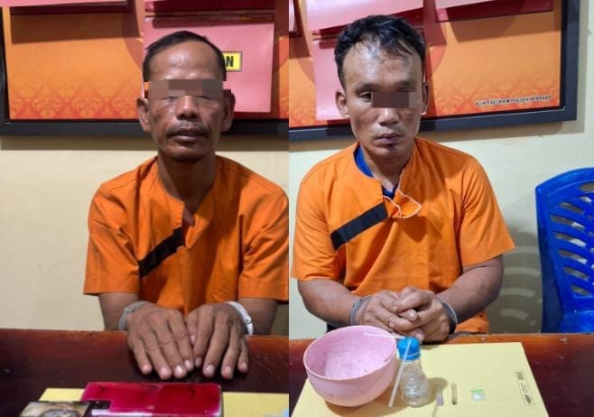Salon di Peranap Jadi Sarang Peredaran Narkoba, Dua Tersangka Diringkus Polisi