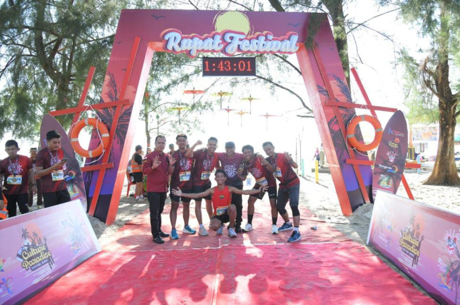 Event Running 10K Festival Rupat Mampu Sedot Wisatawan Mancanegara