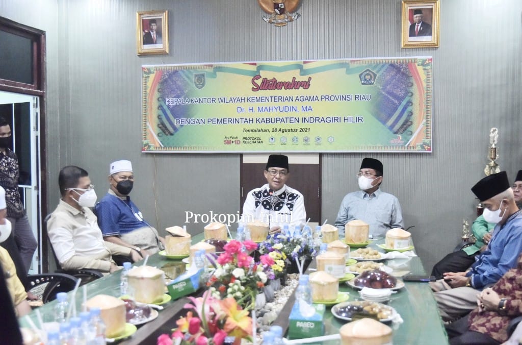 Bupati dan Wabup Inhil Sambut Kunker Kakanwil Kemenag Riau