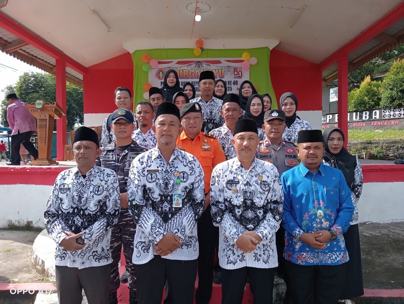 PGRI Cabang Kecamatan Selayar Meriahkan Hari Guru Nasional dengan Upacara dan Pawai Akbar.