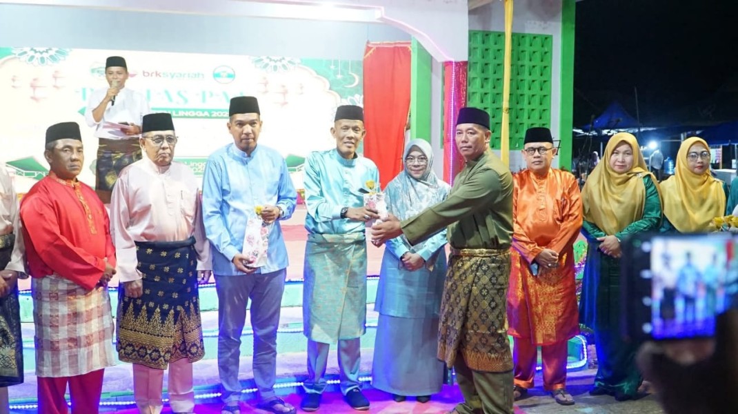 Wakil Bupati Lingga menghadiri acara Pembukaan Kegiatan Pekan Keterampilan dan Seni PAI Tingkat Kabupaten Lingga Tahun 2025.