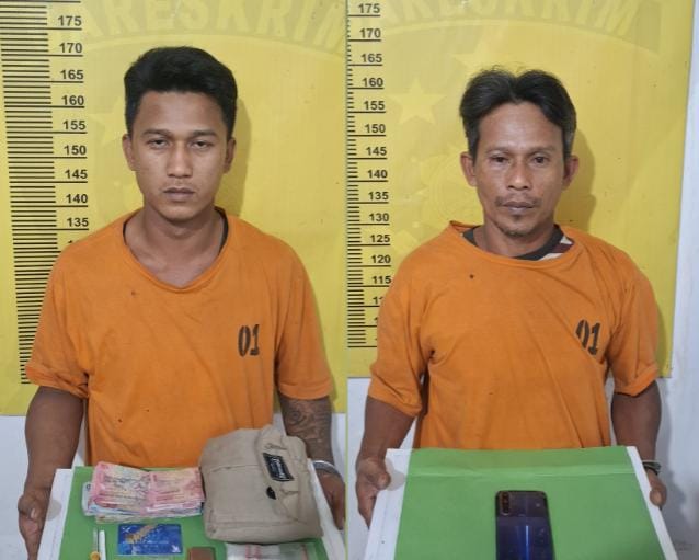 Jadikan Samping Ponpes sebagai Markas Jualan Narkoba, Polsek Batang Gansal Ringkus Dua Pelaku