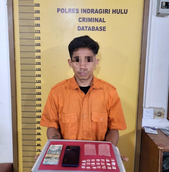 Sering Transaksi dalam Gang, Renol Diciduk Bersama 21 Paket Sabu Siap Edar