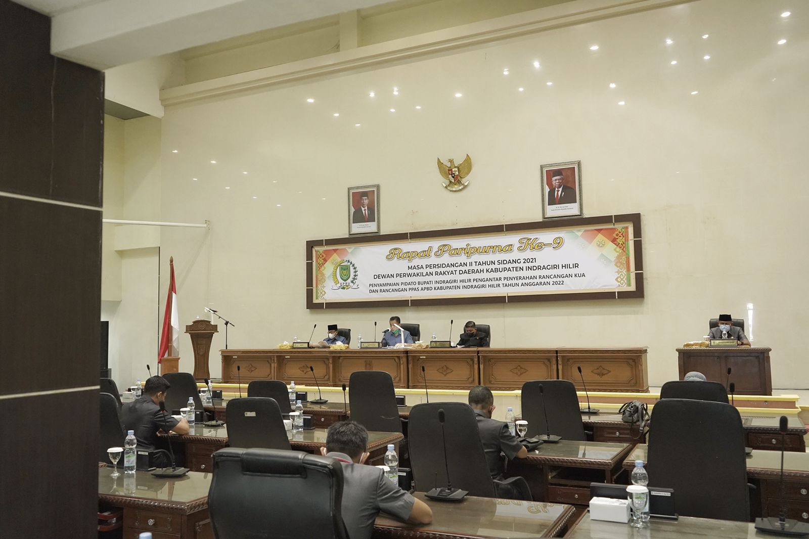 DPRD Inhil Gelar Rapat Paripurna Bahas KUA, PPAS dan APBD Inhil Tahun 2022