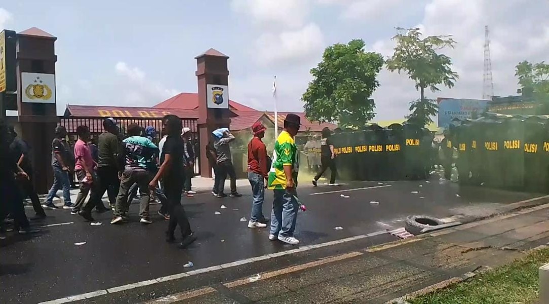 Saksikan Simulasi Sispam Mako dan Unras di Polres Inhu, Wakapolda Riau: Kita Sudah Lakukan yang Terbaik