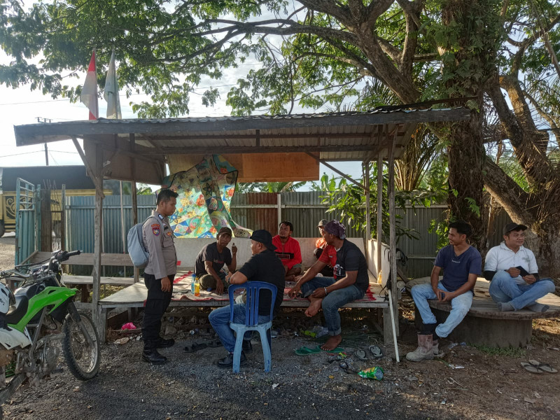 Terus Bersinergi dengan Warga, Jajaran Polsek Tempuling Terus Laksanakan Cooling System