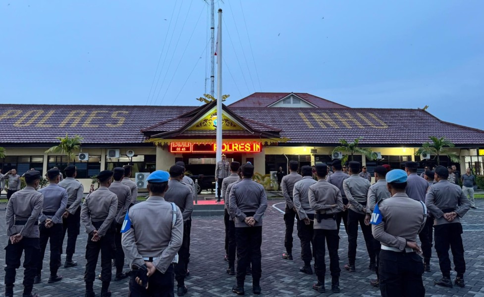 Cegah Aksi Anarkisme dan Premanisme, Kapolres Inhu Berangkatkan Tim RAGA untuk Pelatihan