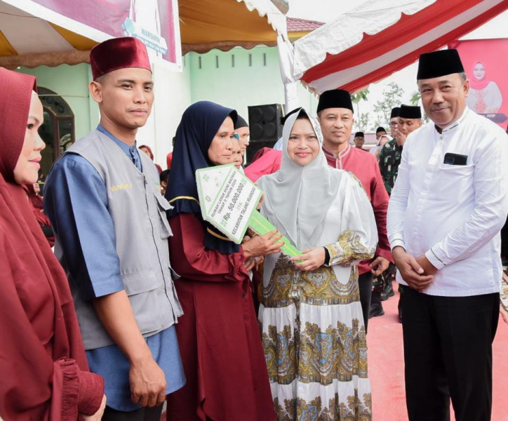 Bupati Bengkalis Safari Ramadhan di Masjid Nurul Huda Kecamatan Talang Muandau