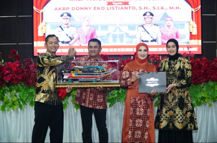 Dandim 0314/Inhil Hadiri Pisah Sambut Kapolres