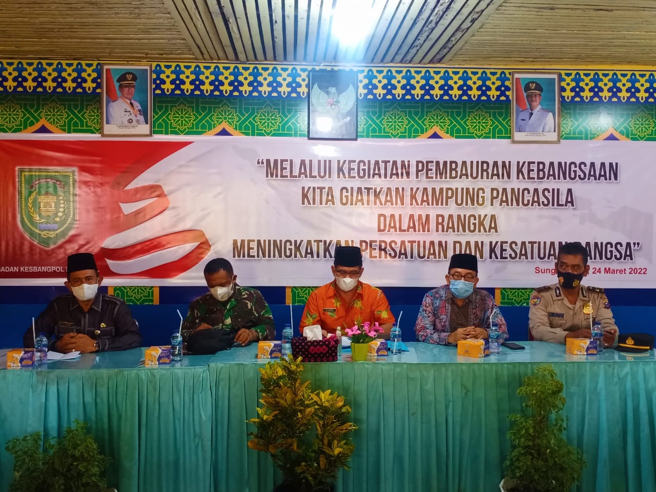 Bersama FPK, Kodim 0314/Inhil Gelar Sosialisasi Kampung Pancasila di Tempuling