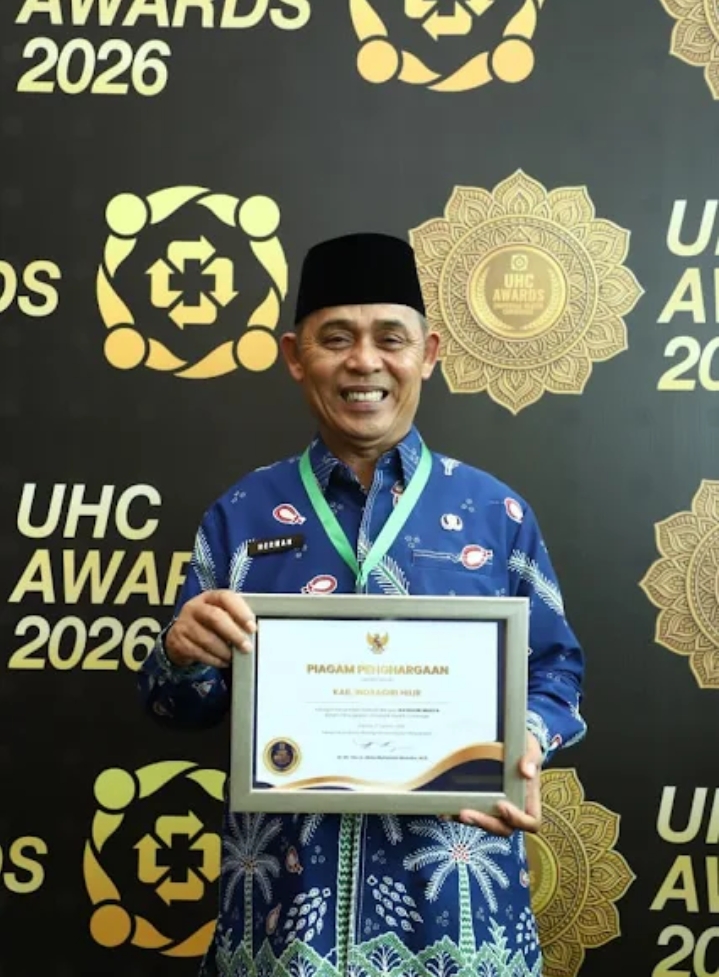 Bupati Inhil Terima UHC Awards Tahun 2026