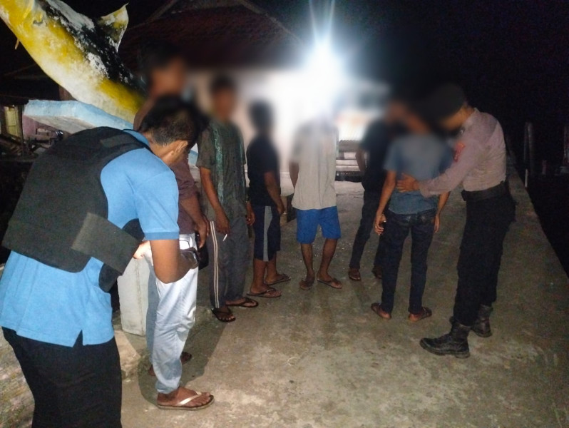 Antisipasi Gangguan Kamtibmas Jelang Pilkada, Polsek Kuindra Rutin Patroli Malam