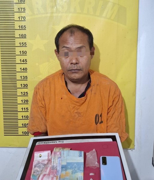 Tunggu Pembeli Narkoba, Pria Ini Diciduk Kapolsek Batang Gansal