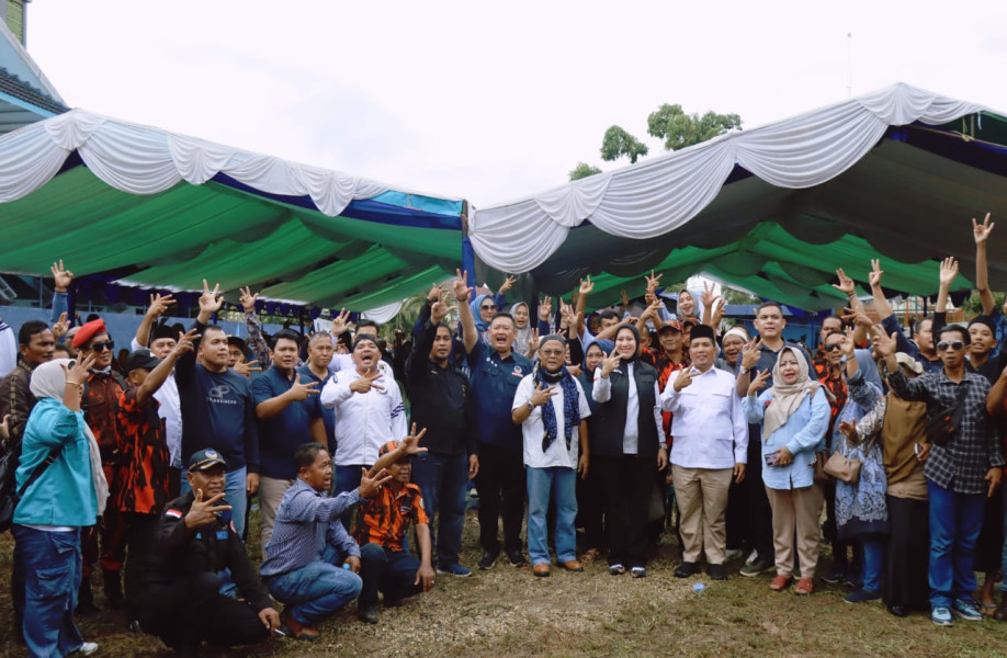 Paslon Nomor 3, Rezita-Suhardi Gelar Maulid Nabi dan Doa Bersama dengan Tim Relawan