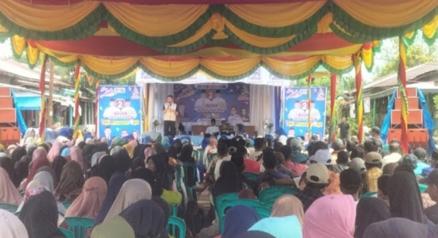 Masyarakat Gaung Dukung Pasangan NAWAITU untuk Wujudkan Pembangunan di Inhil