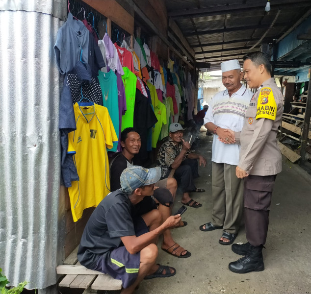 Cooling System, Bhabinkamtibmas Tanjung Lajau Ajak Warga Wujudkan Pilkada Damai