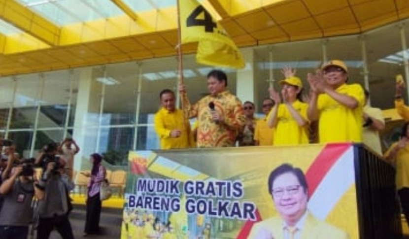 Pesan Cen Sui Lan Saat Ikut Lepas Peserta Mudik Gratis Bersama Partai Golkar