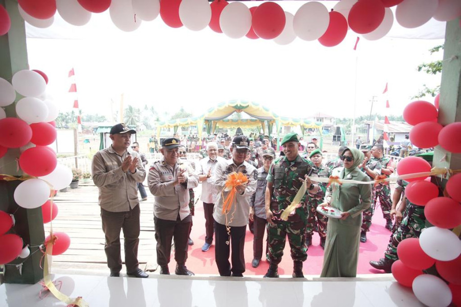 Pos Ramil Kecamatan Enok Diresmikan