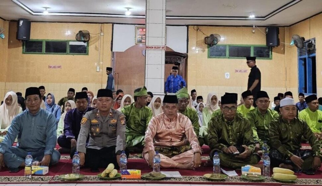 Kapolsek Awet Nainggolan Hadiri Pembukaan MTQ ke-XIX Tingkat Kecamatan Kuala Cenaku