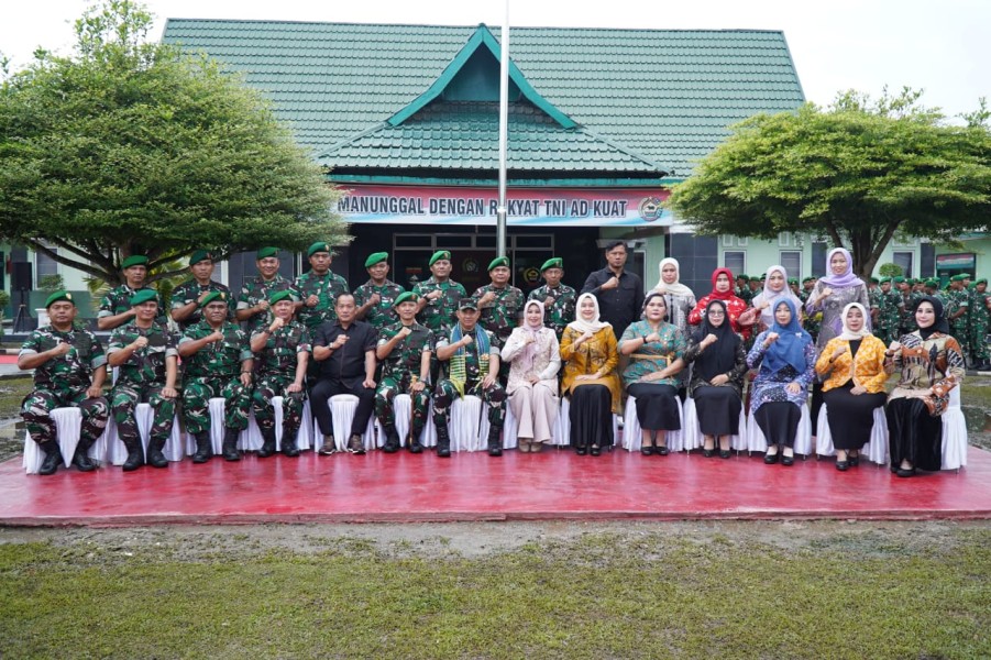 Reuni di Bumi Hamparan Kelapa Dunia, Danrem 031/WB Kunjungi Kodim 0314/Inhil