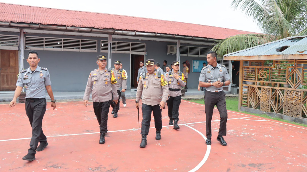 Kunjungi Rutan Selat Panjang, Kapolres Kep Meranti Tinjau Lokasi TPS Khusus