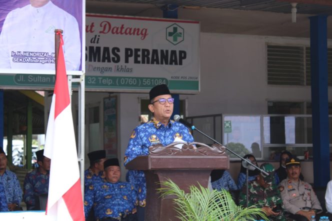 Wabup Junaidi Hadiri Sunat Massal di Kecamatan Peranap