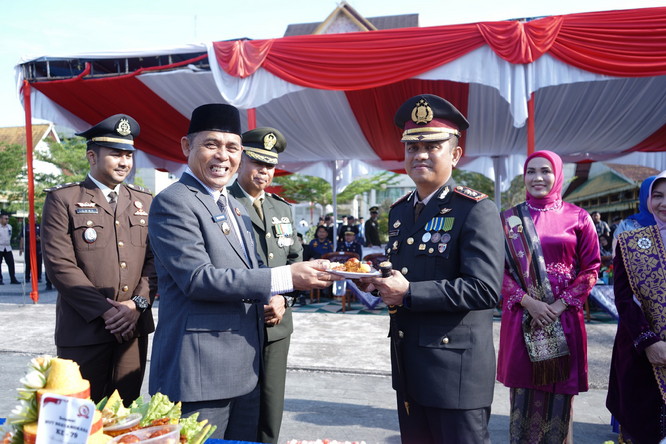 HUT Bhayangkara ke-79, Bupati Inhil Apresiasi Kinerja Polres dan Harap Sinergi Kian Kuat