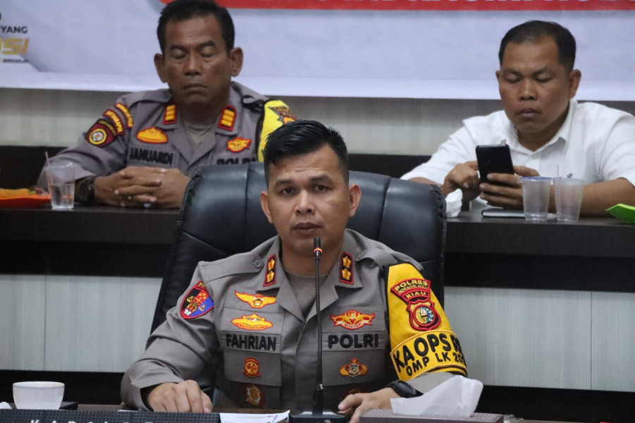 Pilkada Semakin Dekat, Kapolres Inhu Ingatkan Seluruh Jajaran Tetap Waspada