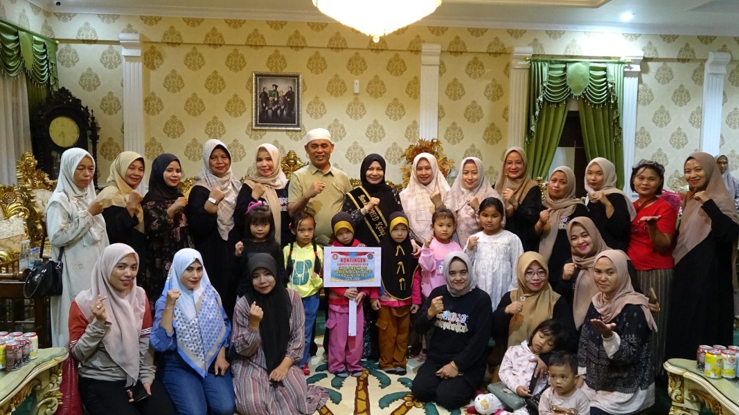 Bupati Inhil dan Bunda PAUD Lepas Kontingen PORSENI IGTKI