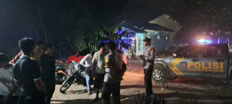 Polsek Pangkalan Lesung Gelar Patroli Blue Light untuk Pilkada Damai