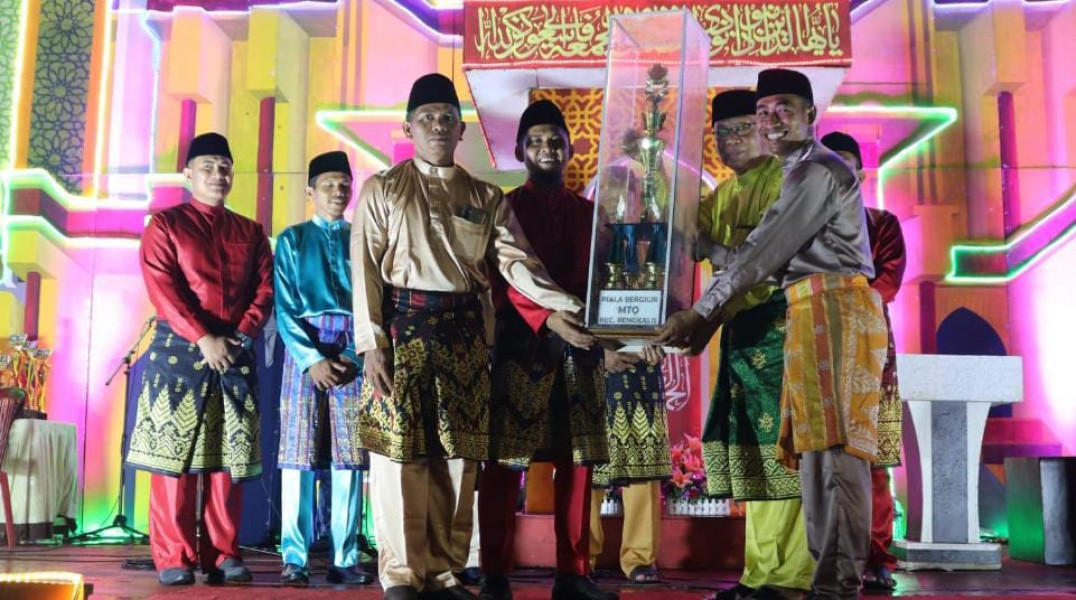 MTQ ke-55 Tingkat Kecamatan Bengkalis,Desa Senggoro Raih Juara Umum