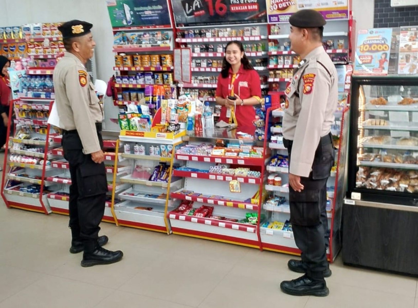 Polsek Pangkalan Kerinci Lakukan Patroli KRYD, Cegah Kejahatan C3 Pasca Pilkada