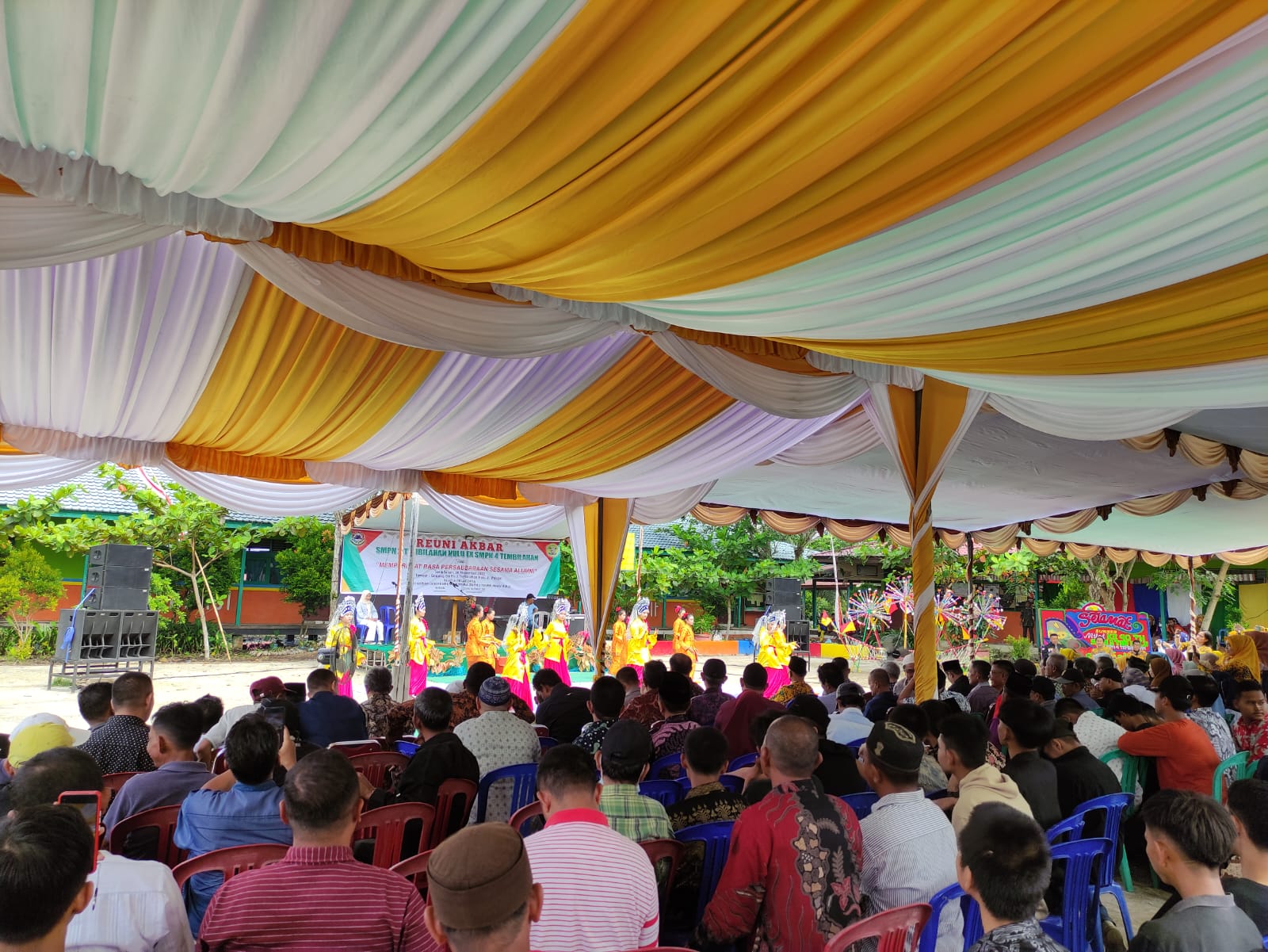 Pererat Silaturahmi, SMPN 2 Tembilahan Hulu menggelar Reuni Akbar