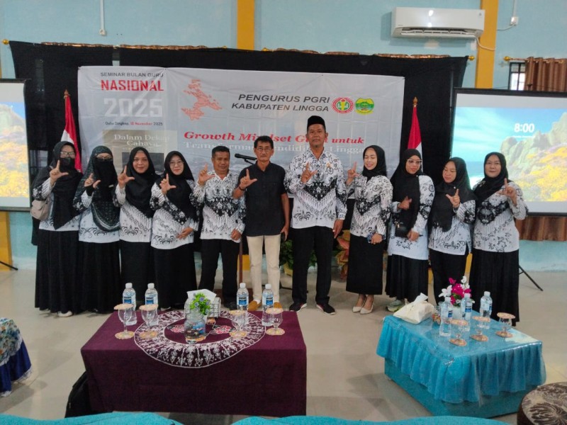 PGRI Cabang Kecamatan Selayar Hadiri Dua Agenda Besar HUT PGRI ke-80 di Dabo Singkep.