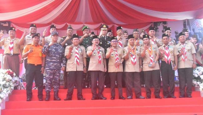 Pemkab Bengkalis Gelar Upacara Peringatan Hari Pramuka Ke-63 Tahun