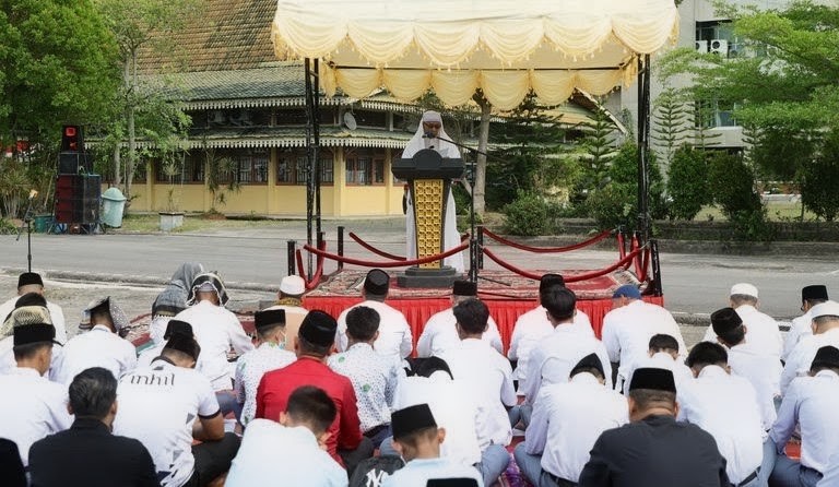 Pemkab Inhil Gelar Salat Istisqa, Berharap Hujan Segera Turun