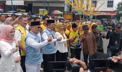 Pilkada Kepri 2024, Ansar Ahmad - Nyanyang Harris Resmi daftar Ke KPU.