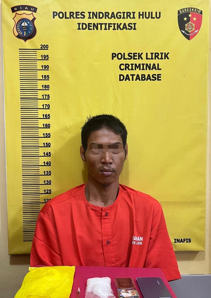 Simpan Sabu di Bingkai Kaligrafi, Tono Diringkus Polsek Lirik