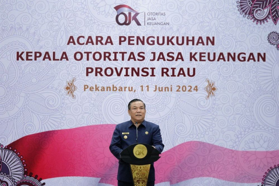 Hadiri Pengukuhan Kepala OJK Riau, Ini Pesan Pj Gubri SF Hariyanto