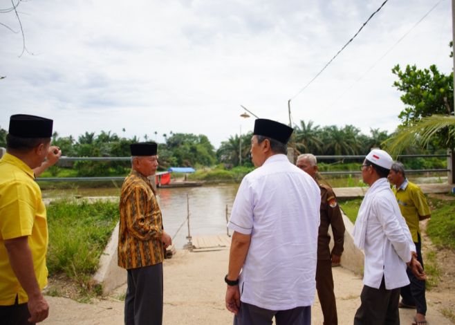 Syamsuar Janji Pembangunan Jembatan di Rambah Hilir Akan Jadi Prioritas