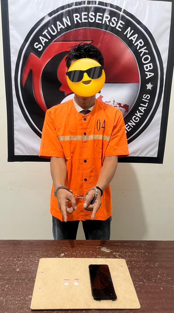 Miliki Sabu di Tangan, Pria di Bathin Solapan Dibekuk  Tim Opsnal Satres Narkoba Polres Bengkalis