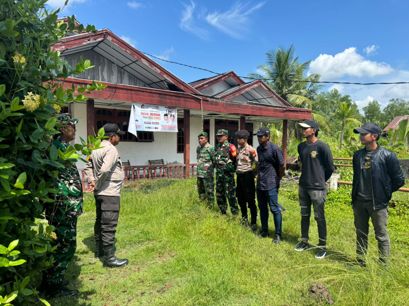 Polsek Kuala Indragiri dan Koramil 04/KDR Gelar Apel Sinergitas Persiapan Pengamanan Kampanye